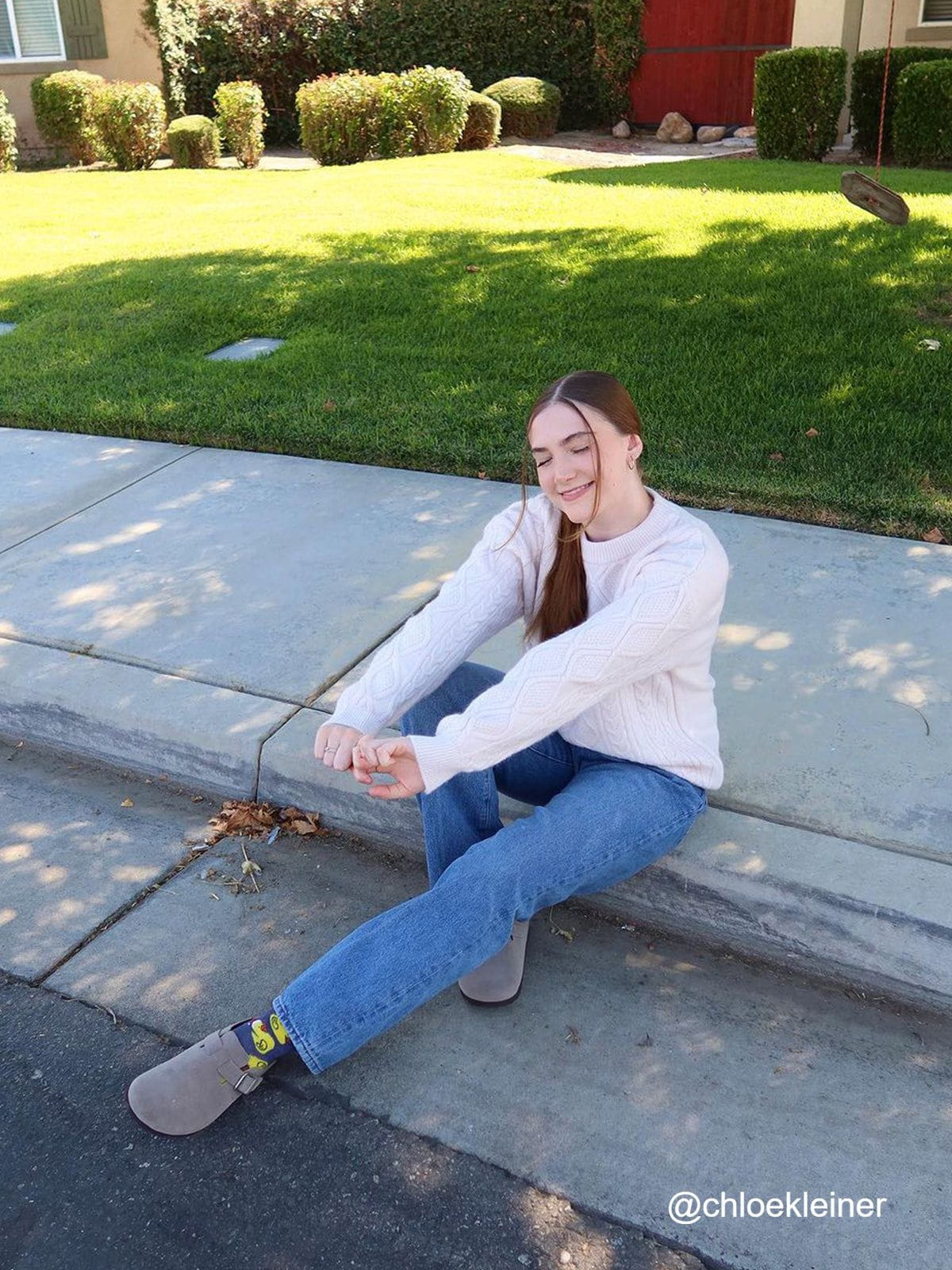 אליה™ | סוודר קלאסי סרוג