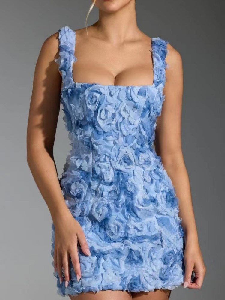 פריחה™ | שמלת מיני עוטפת