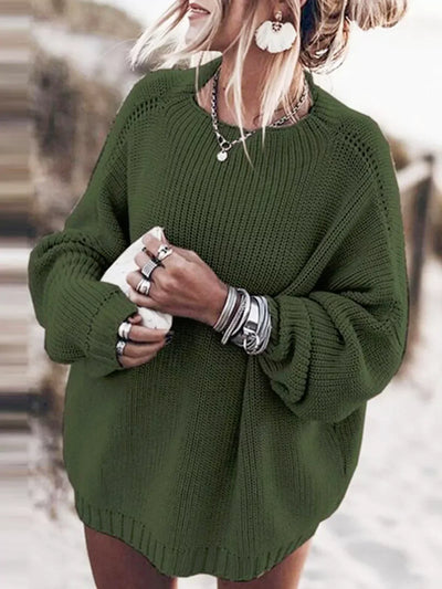 סוודר באטווינג עם חצאית רפויה - לוסיה™