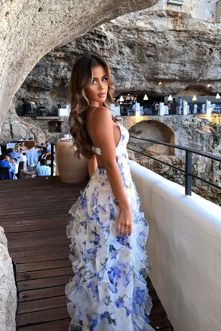 ליאורה™ | שמלת מקסי עם פאנלים