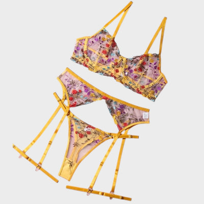 דייזי | סט תחתונים צרפתי של 3 חלקים