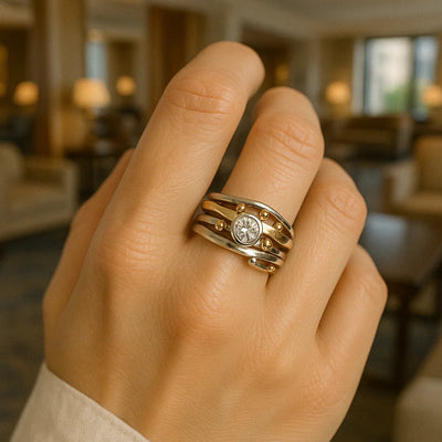 מאיה™ | טבעת זירקוניה וינטג'