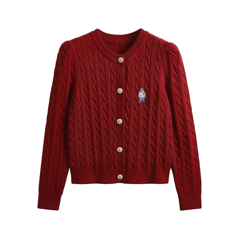 סופי™ | קרדיגן רקום