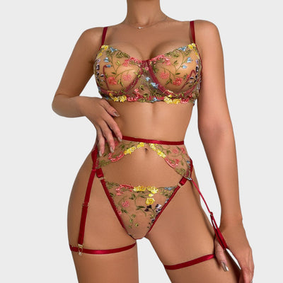 דייזי | סט תחתונים צרפתי של 3 חלקים