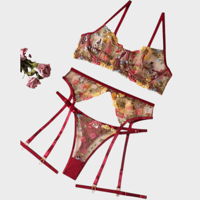 דייזי | סט תחתונים צרפתי של 3 חלקים