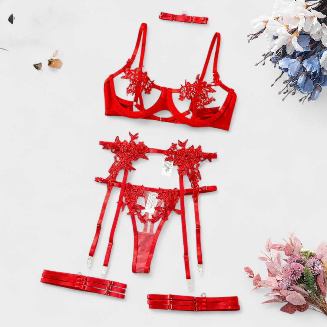 אדינה | סט הלבשה תחתונה צרפתית תלת חלקי