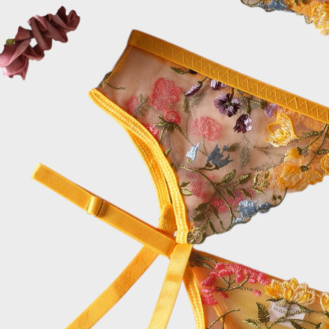 דייזי | סט תחתונים צרפתי של 3 חלקים