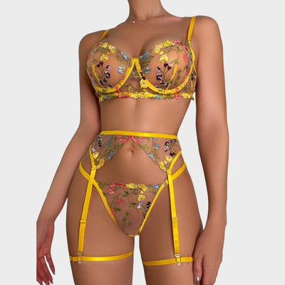 דייזי | סט תחתונים צרפתי של 3 חלקים