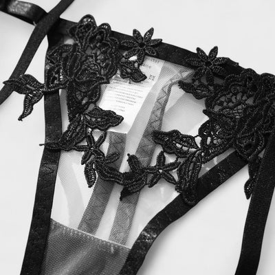 אדינה | סט הלבשה תחתונה צרפתית תלת חלקי