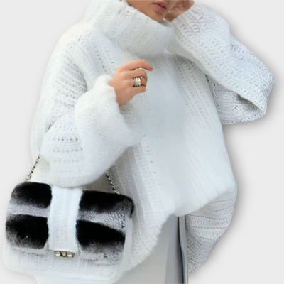 פולינה™ | סוודר נשים עם כובע