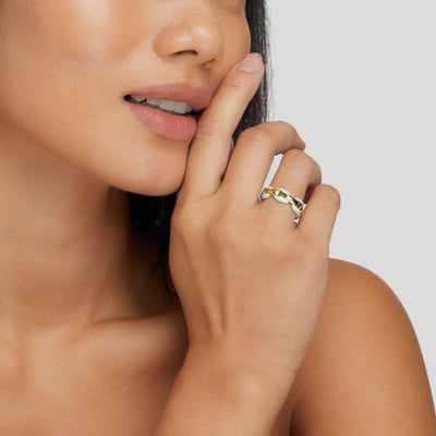 ריה כחולה™ | טבעת שרשרת