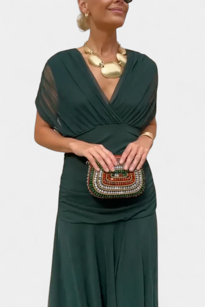 אלוריה™ | שמלת פרחים אלגנטית